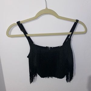 Fringe crop top